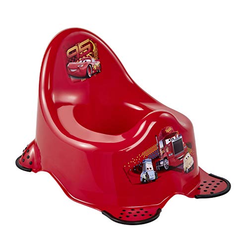 keeeper Cars Babytopf, Ab ca. 18 Monate bis ca. 3 Jahre, Anti-Rutsch-Funktion, Adam, Kirsch-Rot von keeeper
