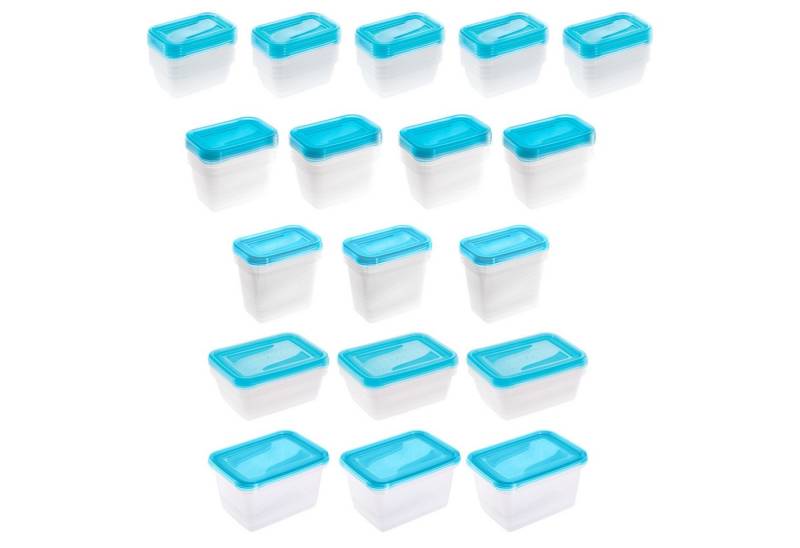 keeeper Frischhaltedose Fredo Fresh (Set,17-tlg), rechteckig, 500-2000 ml, Kunststoff, (Set, 17-tlg), lebensmittelecht, spülmaschinengeeignet, gefriergeeignet von keeeper