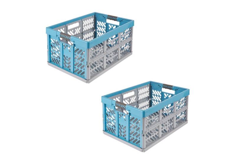 keeeper Klappbox Profi-Klappbox ben eco mit Softgriffen (Set 2 St) 45 l, 54x37x28 cm, 45 l, Soft-Touch-Griffe, zusammenklappbar, leicht zu reinigen von keeeper