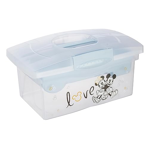 keeeper Mickey Traveller, Organizer-Aufbewahrungsbox mit Deckel, Patryk, Cloudy Blue (Blau) von keeeper