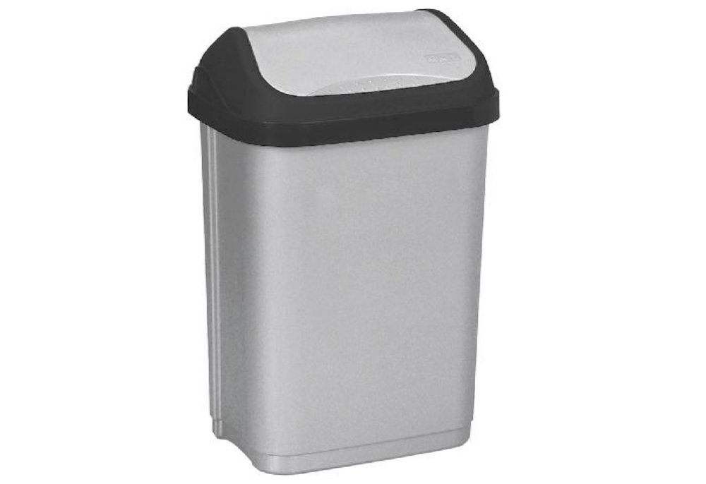 keeeper Mülleimer Abfallbehälter Swantje mit Schwingdeckel 25x19x38,5cm 10l light silver keeeper Mülleimer Abfallbehälter Swantje mit Schwingdeckel 25x19x38,5cm 10l light silver von keeeper