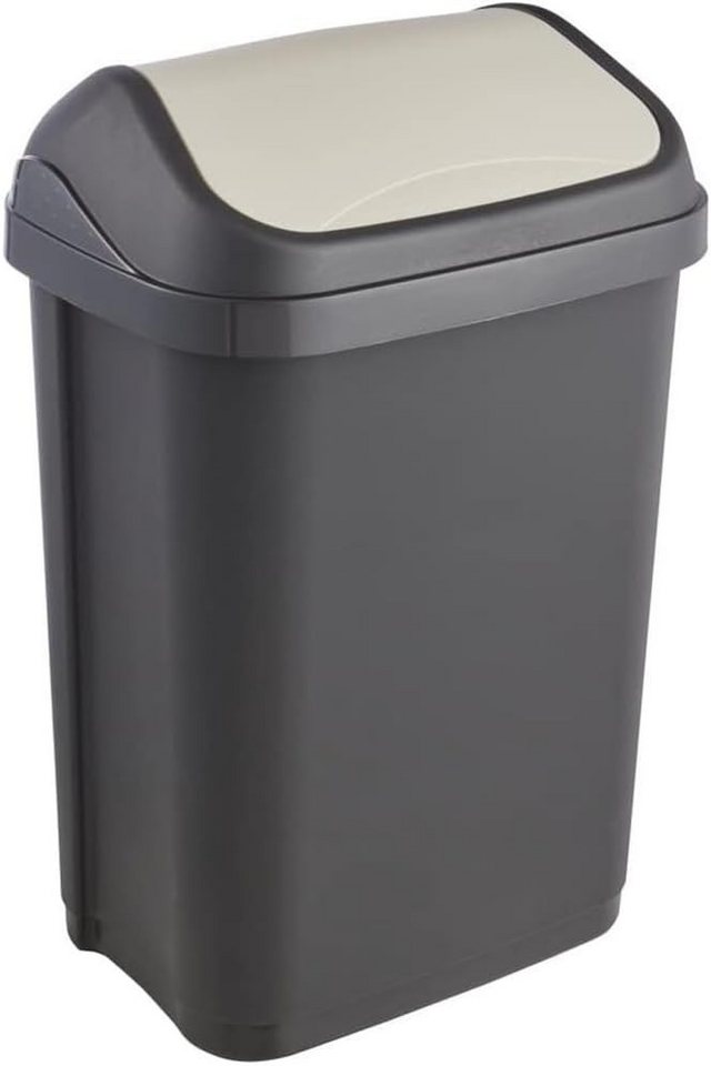 keeeper Papierkorb keeeper 1030682600000 Abfalleimer "swantje" 10 Liter anthrazit / creme von keeeper