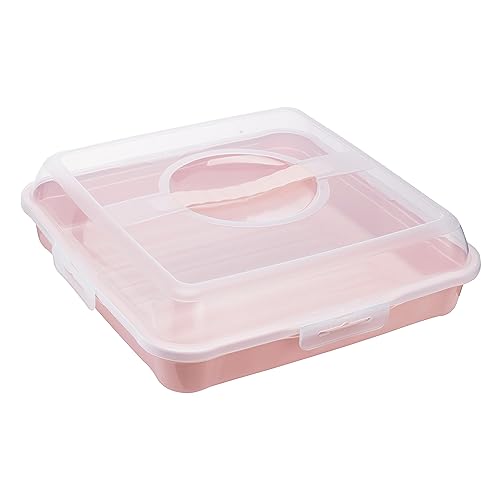 keeeper Sandwich-, Kuchen- und Muffin-Butler, Polypropylen, Quadratisch, Enrico, Nordic Pink (Rosa) von keeeper