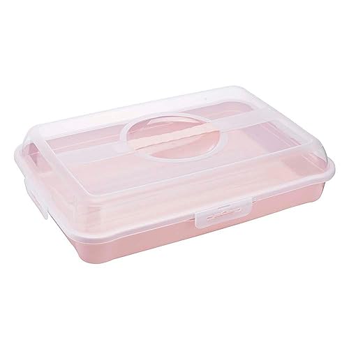 keeeper Sandwich-, Kuchen- und Muffin-Butler, Polypropylen, Rechteckig, Enrico, Nordic Pink (Rosa) von keeeper