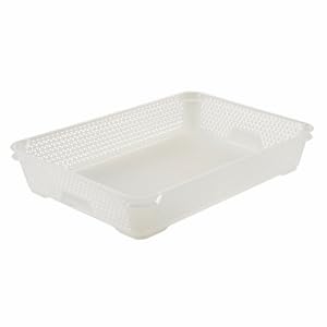 keeeper Stapelkorb, DIN A4, 36 x 26,5 x 7 cm, Mirko, Transparent von keeeper