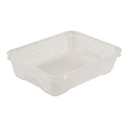 keeeper Stapelkorb, DIN A5, 26,5 x 20 x 7 cm, Mirko, Transparent keeeper Stapelkorb, DIN A5, 26,5 x 20 x 7 cm, Mirko, Transparent von keeeper