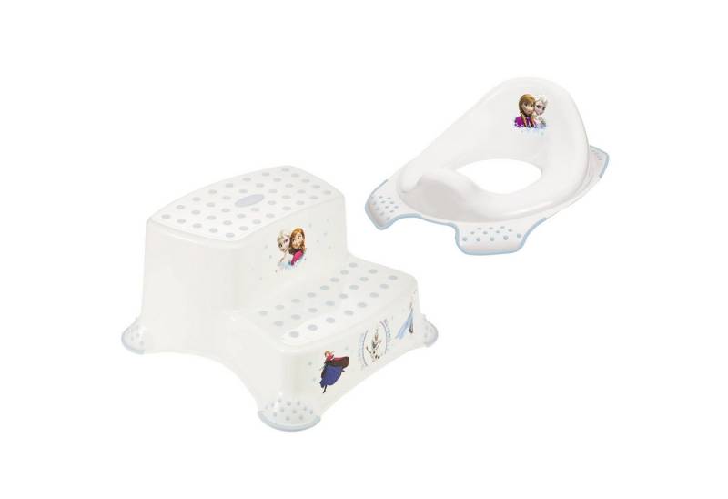 KiNDERWELT Tritthocker Disney Eiskönigin 2er Z Set WC Aufsatz + Hocker (2er Set) von KiNDERWELT