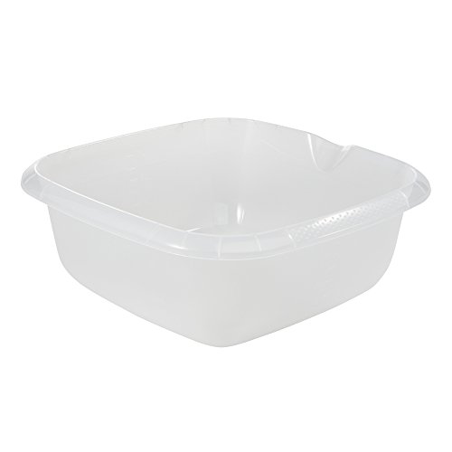 keeeper Universal-Schüssel mit Ausguss, Eckig, 8 l, 34 x 34 cm, Björk, Transparent von keeeper