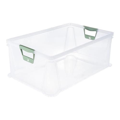 keeeper luis Eurobox mit Softgriffen, 45 l, Tragkraft 40 kg, Aufbewahrungsbox, Natur (Transparent) keeeper luis Eurobox mit Softgriffen, 45 l, Tragkraft 40 kg, Aufbewahrungsbox, Natur (Transparent) von keeeper