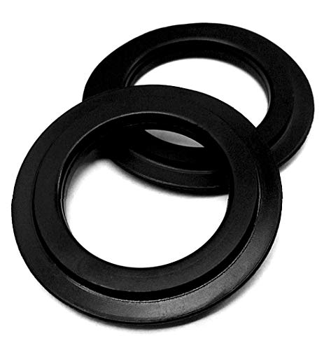 2 Stk. Universal-Lippendichtung 43 mm Durchmesser für Stopfenventil und Siebkörbchen - Ersatzteil: Dichtungsring Dichtung Abfluss-Ventildichtung von keenberk