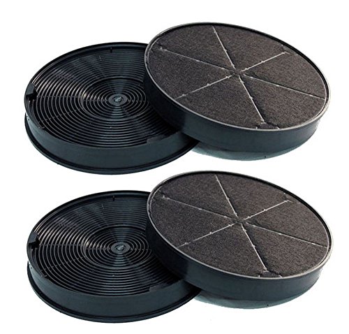Aktivkohlefilter - Ersatz für Modell Neff Z5135X1 - Kohlefilter - Geruchsfilter - 4 Stück von keenberk