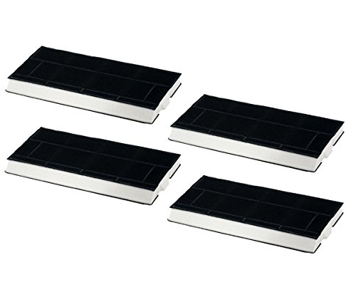 Ersatz-Kohlefilter Für Abzugshauben - passend für Siemens LZ45501, LZ45500, LI46630 & LI48932 - Super-Sparset mit 4 Stück von keenberk