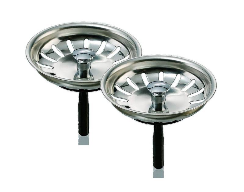 keenberk Siebventil 2er Set Universal Edelstahl Siebkorb ø 81 mm manuelle Bedienung 3,5" von keenberk