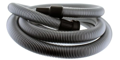 Keenberk Staubsaugerschlauch für BOSCH, AEG, EIBENSTOCK, HITACHI, ELEKTROSTAR, MAFFELL, SPIT, STARMIX, METABO - 3m lang, Silber, Kunststoff von keenberk