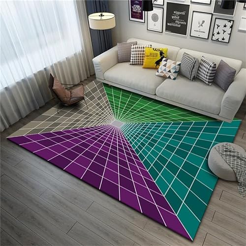 3D visuelle Effekte Teppich Fußmatten optische Täuschung Bereich Teppich rutschfeste waschbare Teppiche für Innenbereich Flur Haus Wohnzimmerdekor von keephen