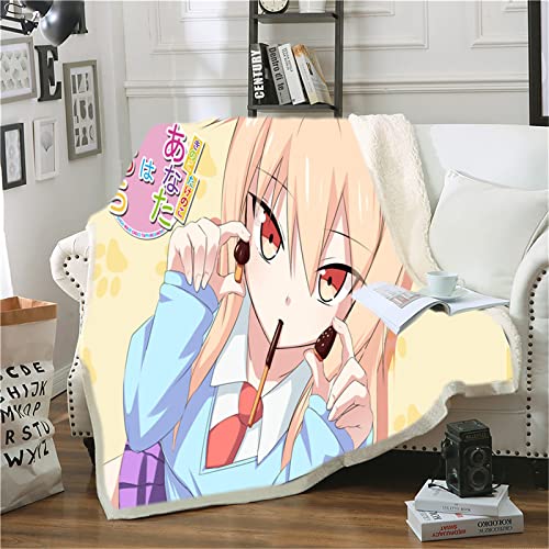 Anime The Pet Girl of Sakurasou Bedruckte Fleece-Decke für Sofas Couch 3D-gedruckte leichte Sherpa-Decke Plüsch Fuzzy-Decke für Erwachsene Kind von keephen