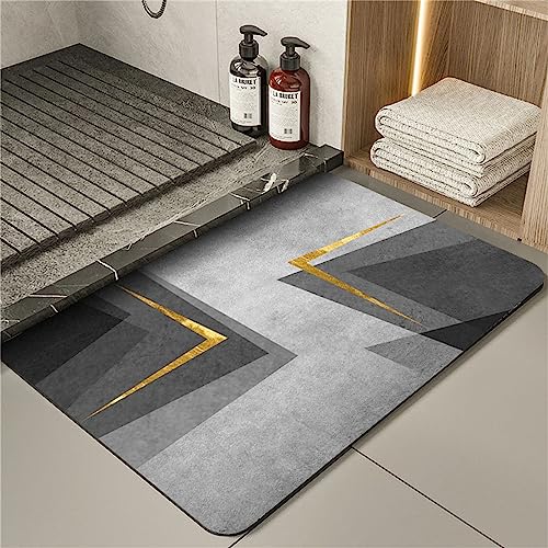 badematte rutschfest badematte Stein kieselgur badematte schnelltrocknend absorbierende badematte rutschfeste badematte grau von keepmore