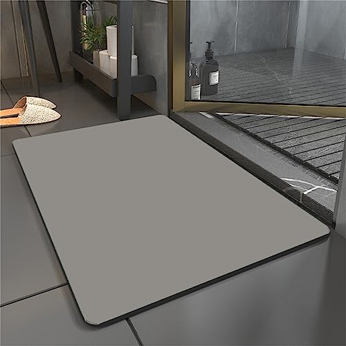 badematte rutschfest badematte Stein kieselgur badematte schnelltrocknend absorbierende badematte unifarben schwarz rutschfeste badematte von keepmore