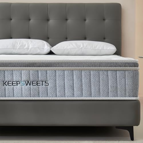 keepsweets Matratze 160x200 cm 7-Zonen Härtegrad H3 mit Memory Foam Bett Matratze, 25 cm Taschenfederkernmatratze von keepsweets