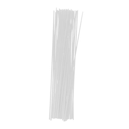 Folewr 50 Stück 30 cm x 3 mm Faserstäbchen Diffusor Aromatherapie flüchtige Stab für Zuhause Duft Diffusor Heimdekoration von kefu01