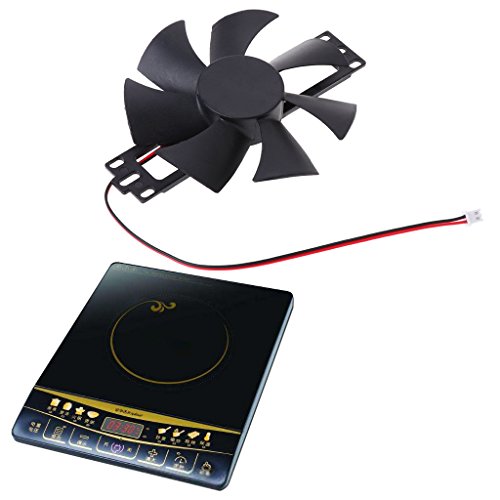 Folewr DV 18 V Kunststoff Bürstenloser Ventilator Kühlventilator für Induktionsherd Reparaturzubehör 14,3 x 11 cm von kefu01
