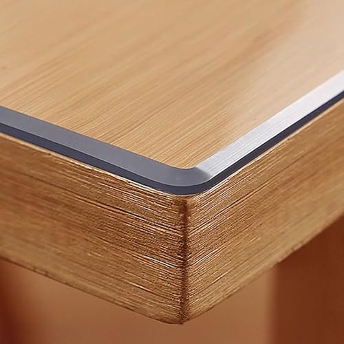 kefu01 Isolierter Rechteckiger Wasserfester Tischschutz,Der Nicht Schrumpft Durchsichtiger Tischfolie Schutzfolie Mit 65°-Abschrägung,3mm Dicke Tischdecke Transparent,für Esszimmer (50x120cm/20x47in) kefu01 Isolierter Rechteckiger Wasserfester Tischschutz,Der Nicht Schrumpft Durchsichtiger Tischfolie Schutzfolie Mit 65°-Abschrägung,3mm Dicke Tischdecke Transparent,für Esszimmer (50x120cm/20x47in) von kefu01