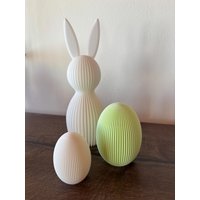 Set "Ostern" - Bestehend Aus 1x Osterhase | 20cm Und 2x Osterei | 8, 5cm + 6cm Set "Ostern" - Bestehend Aus 1x Osterhase | 20cm Und 2x Osterei | 8, 5cm + 6cm von kegusecom