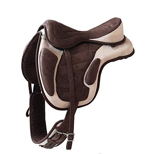 German Riding Sattel Expert - baumlos (braun-beige) von keine Angabe