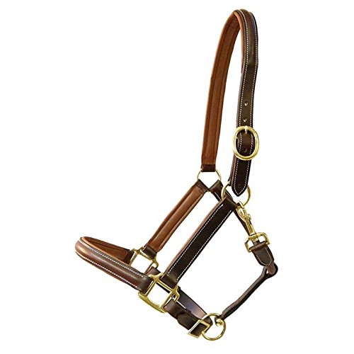 Keine Angabe German Riding Lederhalfter "Exquisit" Full braun, Bildschutz, 1 Stück von keine Angabe