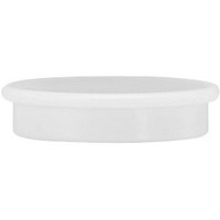 Magnete weiß, Kunststoff Ø 3,2 x 0,73 cm, 10 St. von Neutral