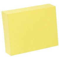 100 Karteikarten DIN A4 gelb blanko von Neutral