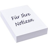 Notizpapier weiß DIN A6, ca. 250 Blatt, 1 Pack von Neutral