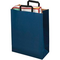 50 VP Papier-Tragetaschen Topcraft blau 22,0 x 36,0 cm von VP