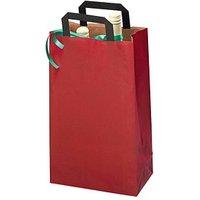 50 VP Papier-Tragetaschen Topcraft rot 22,0 x 36,0 cm von VP