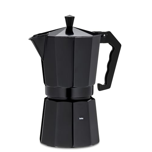 kela Espressobereiter Italia, 450 ml, für 9 Tassen, Aluminium, schwarz, 10555 von kela