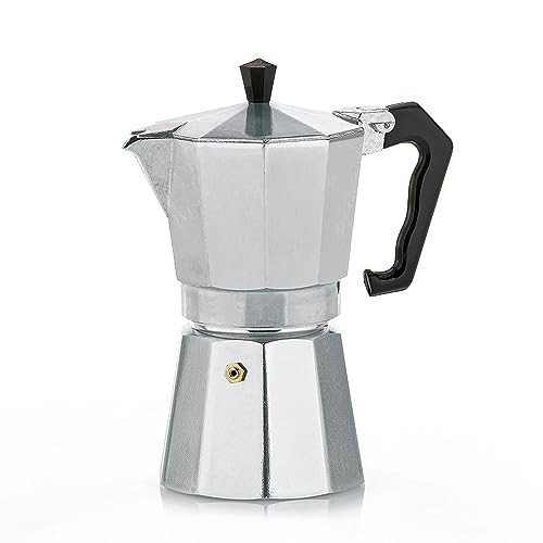 Kela 10591 Espressokocher, Für 6 Tassen, Aluminium, Italia von kela