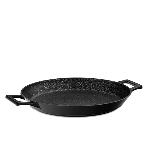 kela Grill- und Paellapfanne Stella Nova, Ø 36 cm, Aluguss, Allherdboden, antihaftbeschichtet, hitzebeständig bis 260° C, 12221 von kela