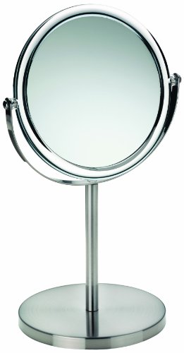 Kela 20722 Standspiegel, 1-/3-fach Vergrößerung, Ø 20cm, Metall/Acrylglas, Jade, Verchromt von kela