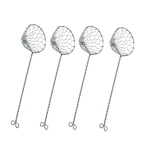 kela Fondue Siebe Set 4 Stück TAMIS, Edelstahl Fonduesieb 22,5 cm, Edelstahl 18/10, Hot Pot Zubehör, Fondue Körbchen für Gemüse, Fisch und Fleisch von kela