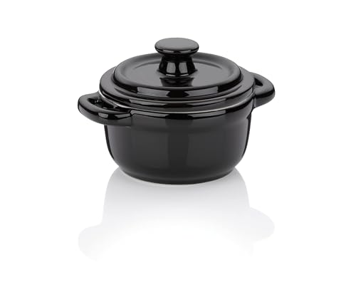 Kela - Mini-Kasserolle Malin, schwarz, 10 cm Kela - Mini-Kasserolle Malin, schwarz, 10 cm von kela