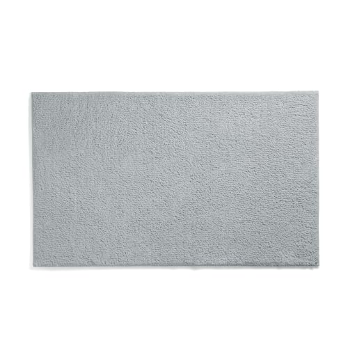 kela Badematte rutschfest 70 x 120 x 1,5 cm Maja, Badezimmerteppich grau, waschbar, recyceltes Polyester, Flauschiger Badvorleger von kela
