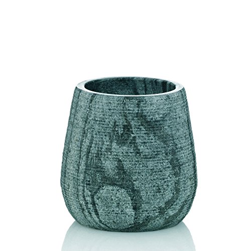 kela Bathroom Tumbler Cup/Toothbrush Holder, Marmor, Grau (Marble Grey), von kela