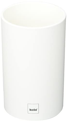 Kela 21741 Becher Lis aus ABS-Kunststoff in Weiß, Plastik, 6,5 x 6,5 x 18,5 cm Kela 21741 Becher Lis aus ABS-Kunststoff in Weiß, Plastik, 6,5 x 6,5 x 18,5 cm von kela