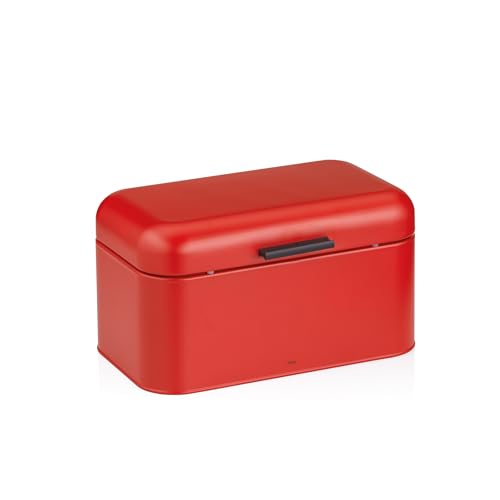 kela Brotkasten FRISCA rot BHT 30x16.50x18 cm rot Brotkorb Brotbox Brot-Behälter Brotbehälter von kela