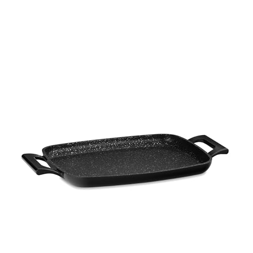 kela Grillplatte Stella Nova, Aluguss, Allherdboden, antihaftbeschichtet, hitzebeständig bis 260° C, 12220 von kela