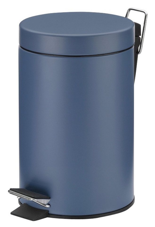 kela Kosmetikeimer MONACO, Metall, Malvenblau, Schwarz, 3 Liter von kela