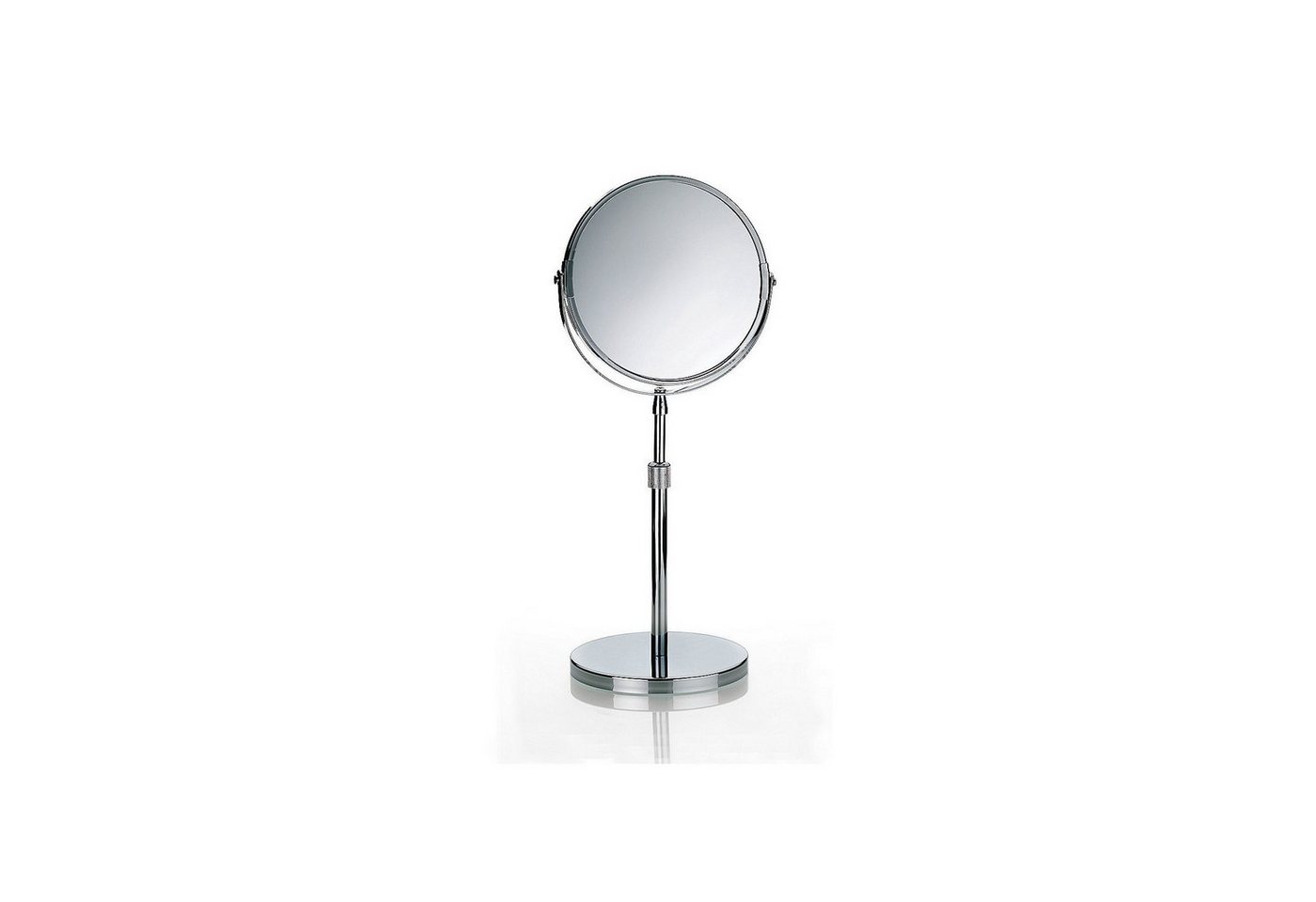 kela Standspiegel Silvana, 1x-/5x-Vergrößerung, Höhenverstellbar, schwenkbare Spiegelfläche von kela