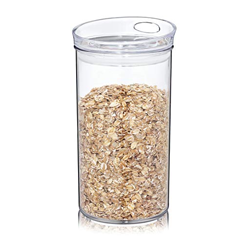 kela | Vorrats-Dose Jule mit Deckel | 1.2L | rund | Frischhalte-Box | Kunststoff-Behälter klar| stapelbar | Lebensmittel-Aufbewahrung | aromadicht kela | Vorrats-Dose Jule mit Deckel | 1.2L | rund | Frischhalte-Box | Kunststoff-Behälter klar| stapelbar | Lebensmittel-Aufbewahrung | aromadicht von kela