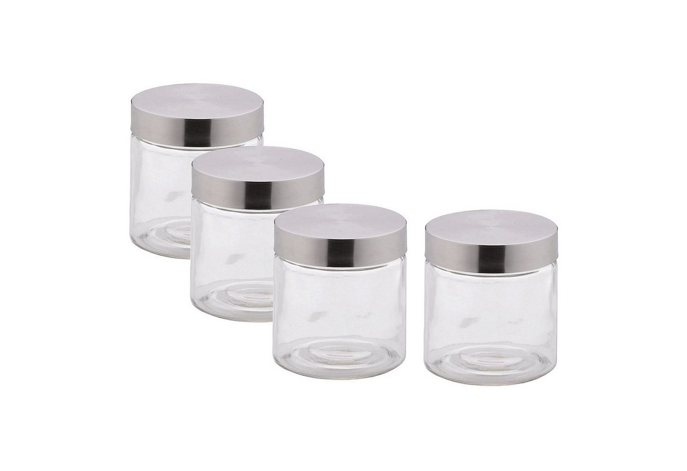 kela Vorratsdose Bera, Glas, bestehend aus vier gleichgroßen Glasdosen, 4x 0,8 L von kela