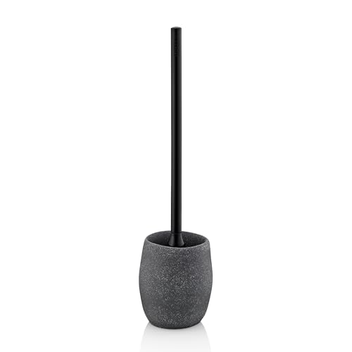 kela WC-Garnitur Roda, Ø 10,5 cm, Zement, grau, Kunststoffgriff, 23677 kela WC-Garnitur Roda, Ø 10,5 cm, Zement, grau, Kunststoffgriff, 23677 von kela